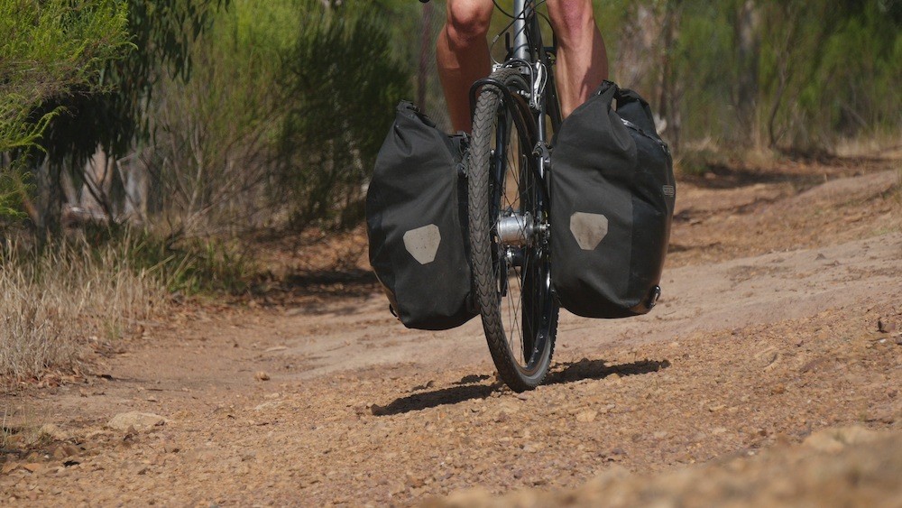 Where to Best Carry A Load When Bicycle Touring Front or Rear Panniers