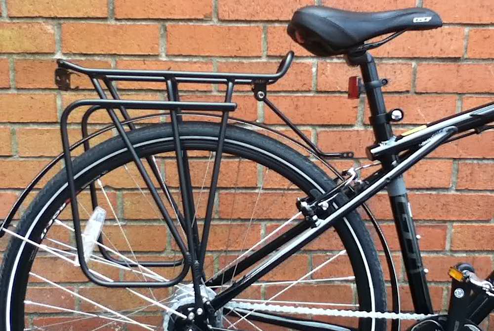 Rear Pannier Racks For Short Chainstays And Extra Heel Clearance