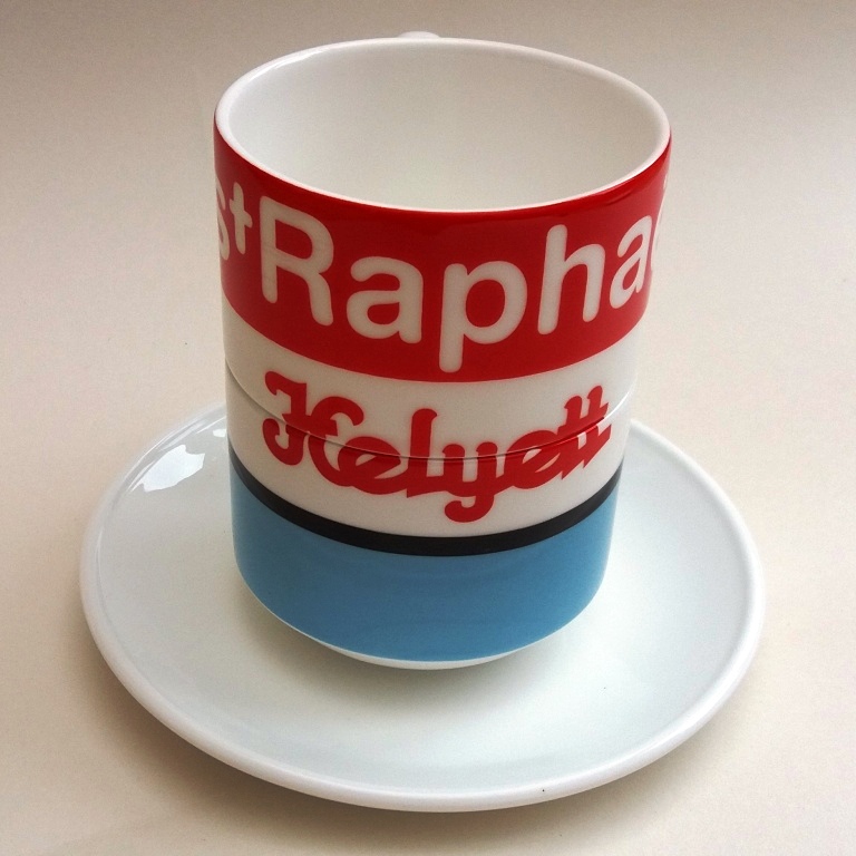 St Raphael Stacking Cups Retro Cycling Teams Cycling Souvenirs
