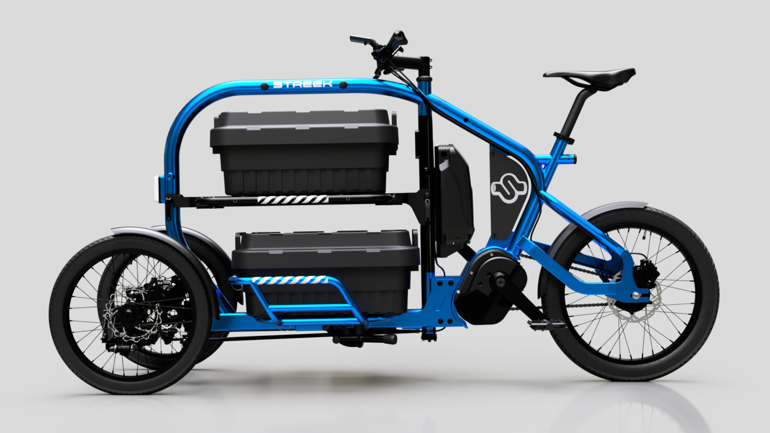 前2輪の3輪カーゴEバイク「ストリークカーゴトライク」先行予約受付開始 45万円から シクロライダー