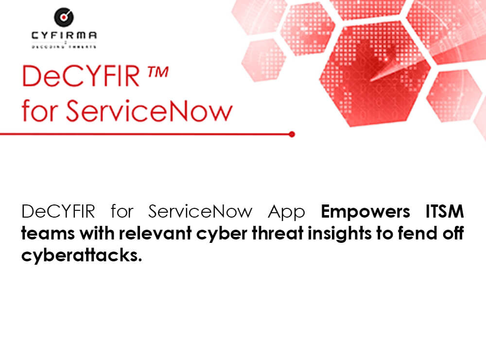 DeCYFIR for ServiceNow Datasheet CYFIRMA