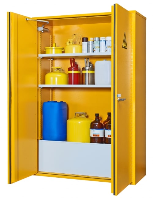 Armoire de sécurité T10 haute double paroi avec rétention 100 et