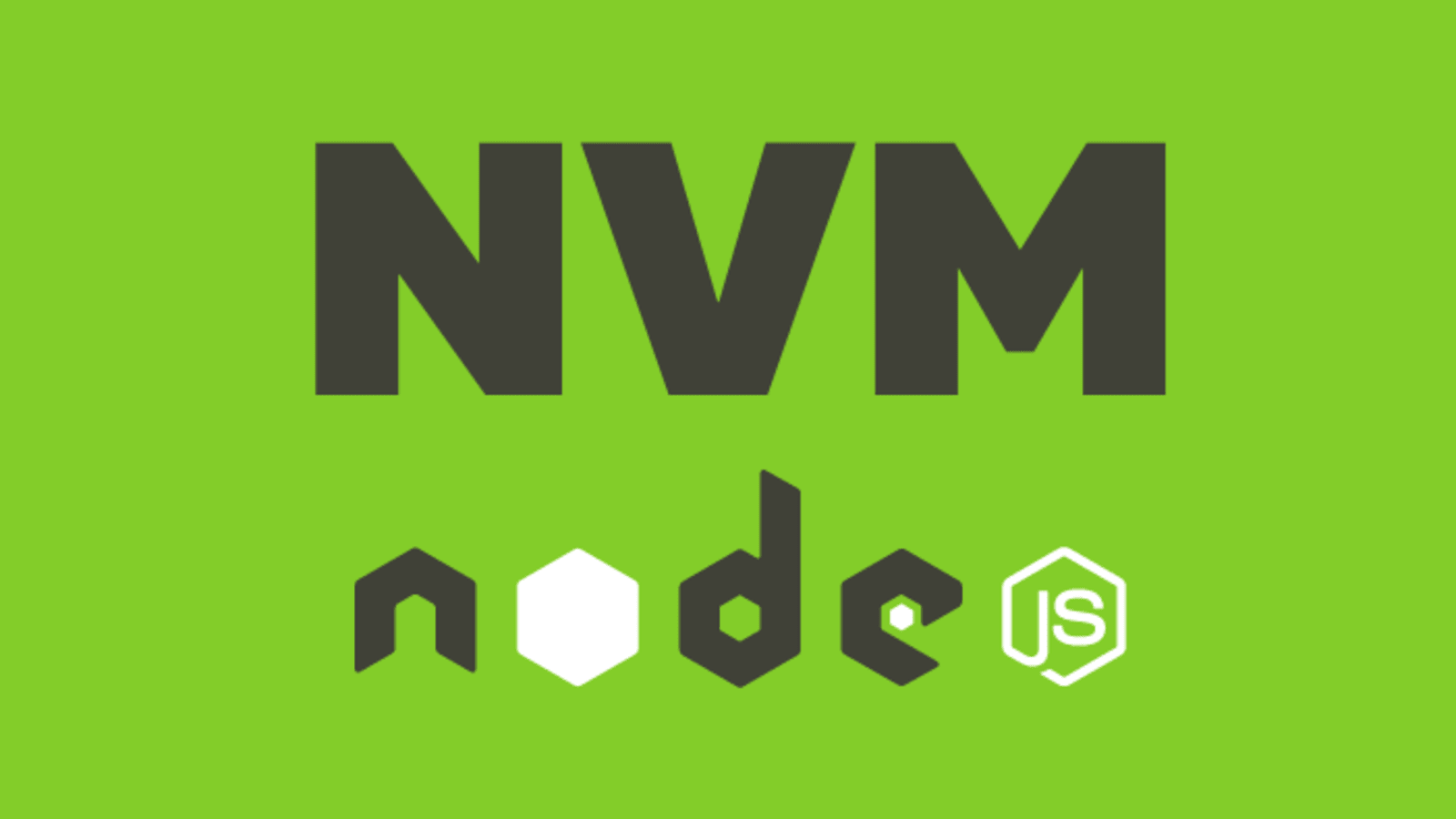 How to install NVM and Node.js in macOS using HomeBrew?