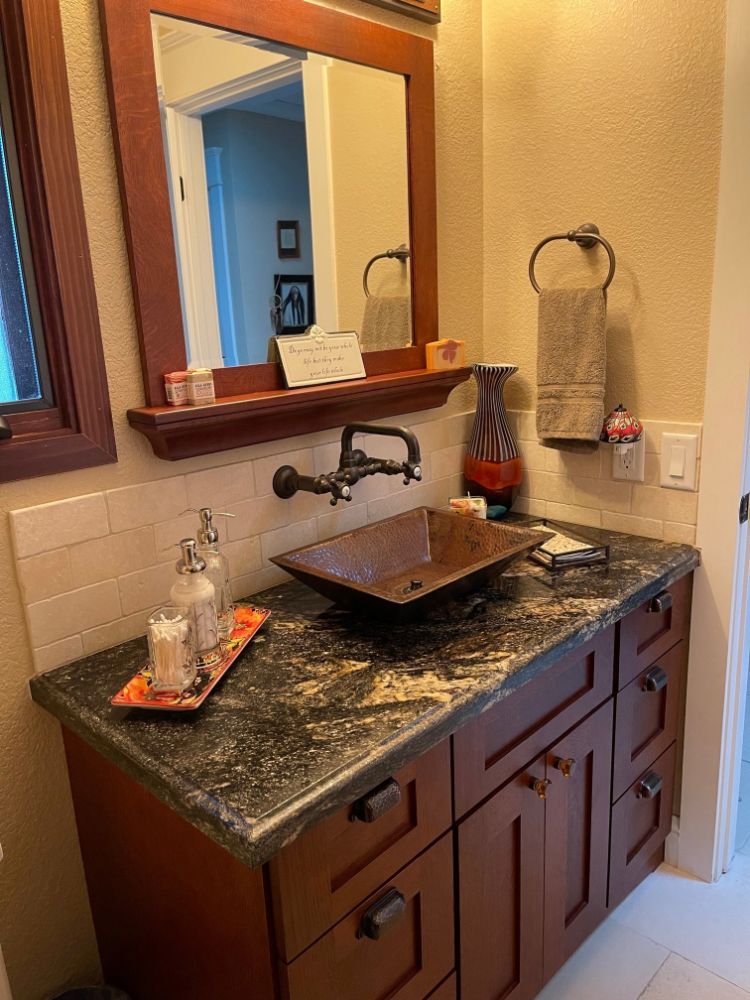 Bathroom Vanity Cypress Design & Build