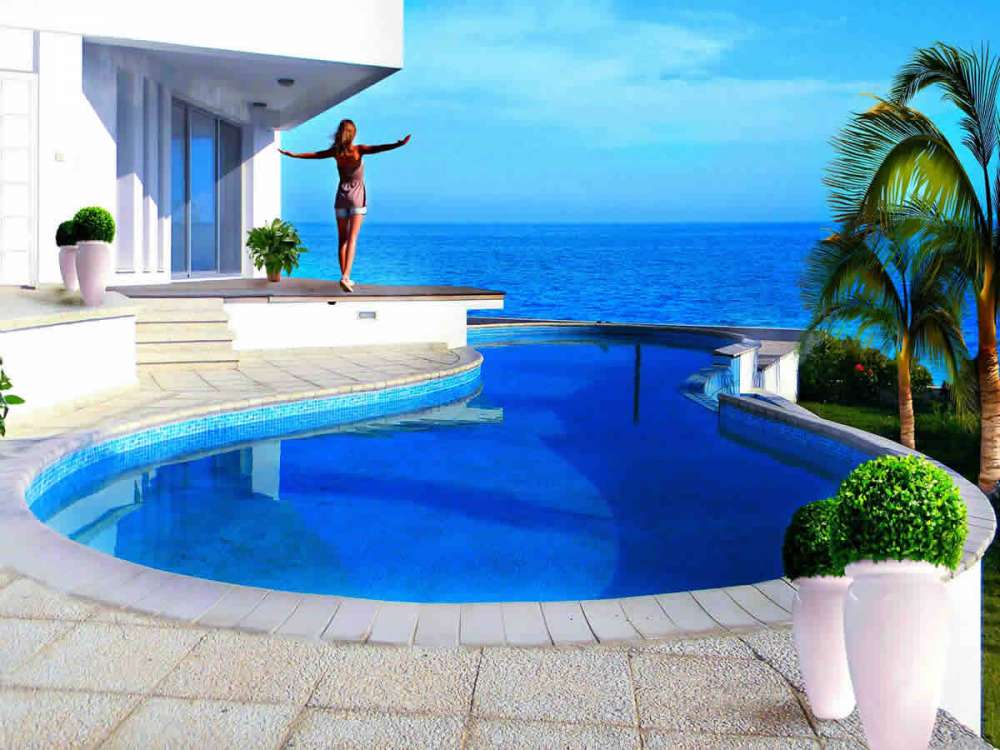 Modern villa with sea view for sale in Limassol