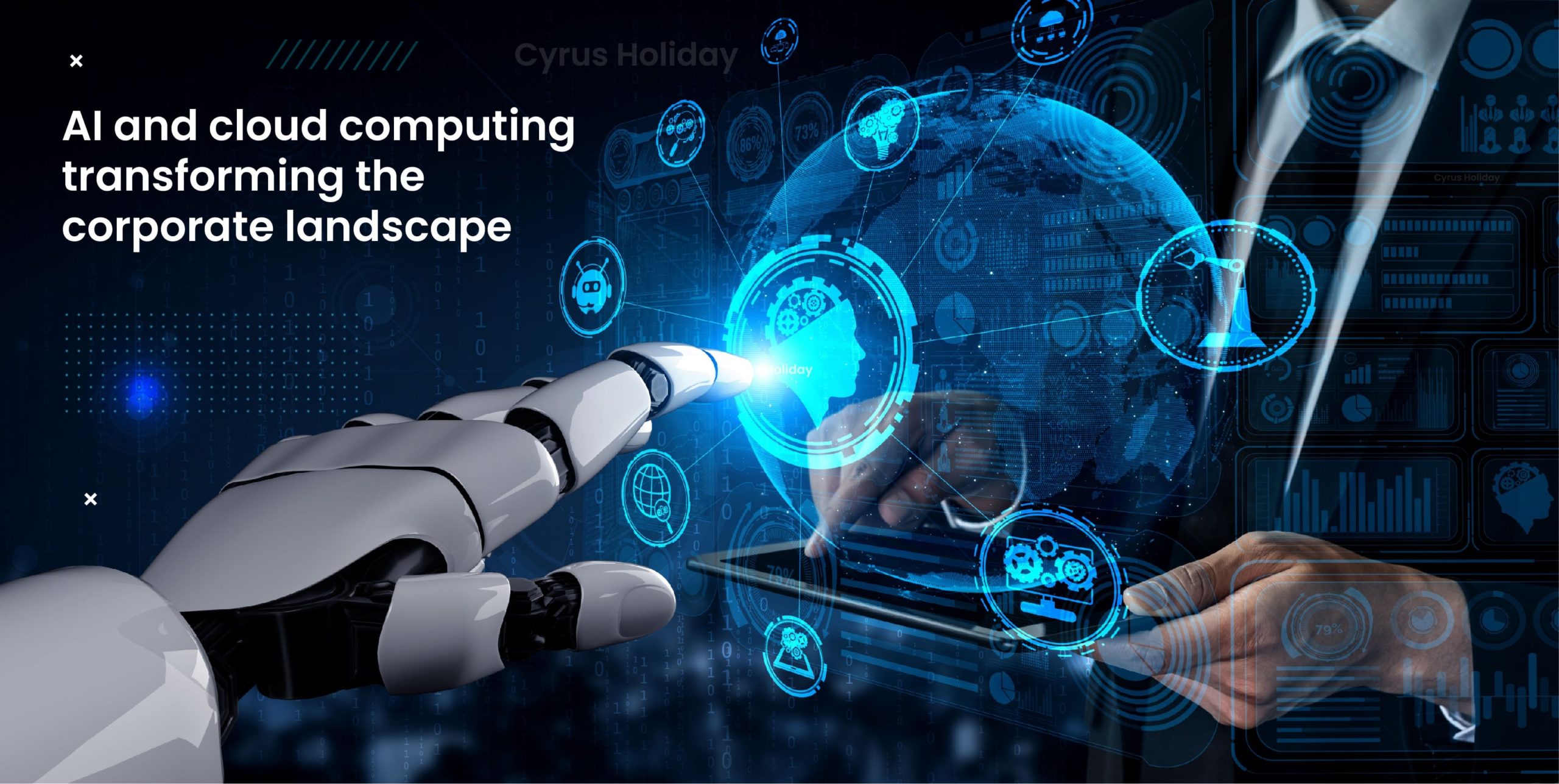 How are AI and cloud computing transforming the corporate landscape?