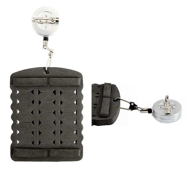 Foam Fly Patch & Leaders Holder Leichi With Pin On Reel