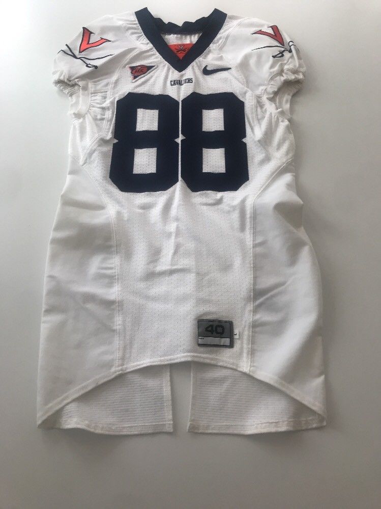 Game Worn Used Virginia UVA Cavaliers Cavs Football Jersey Size 40 88 D1Jerseys