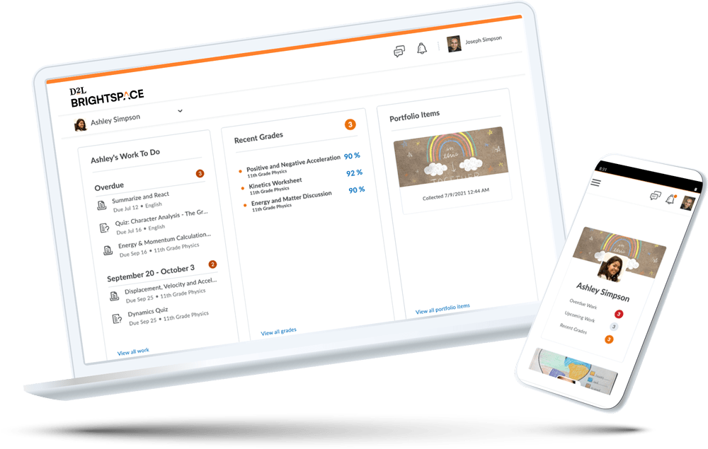 The Best Mobile Learning Experience Brightspace Platform D2L