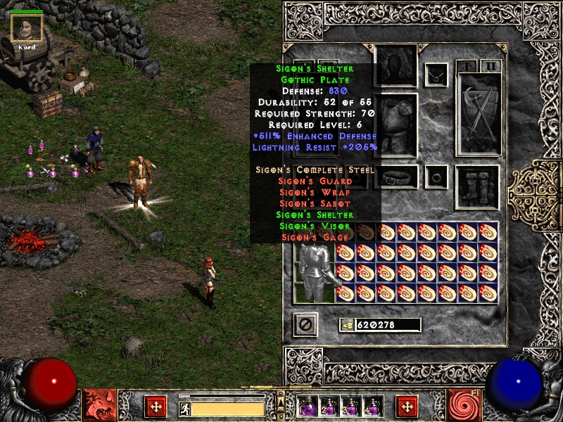 Diablo II Screenshots Inventory