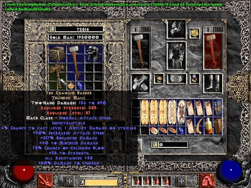 Diablo II Screenshots Inventory