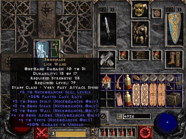 Diablo II Screenshots Inventory