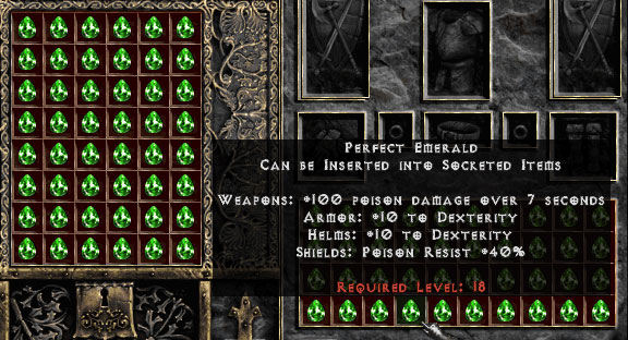 Buy Diablo 2 Perfect Emerald [704] At