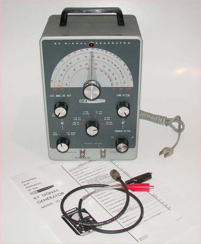 Heathkit IG-102 RF Generator with leads | eBay
