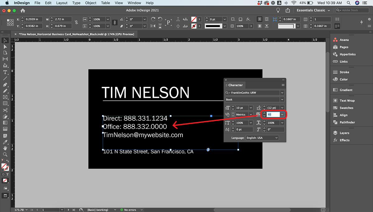 How to adjust tracking in InDesign Adobe Tutorials