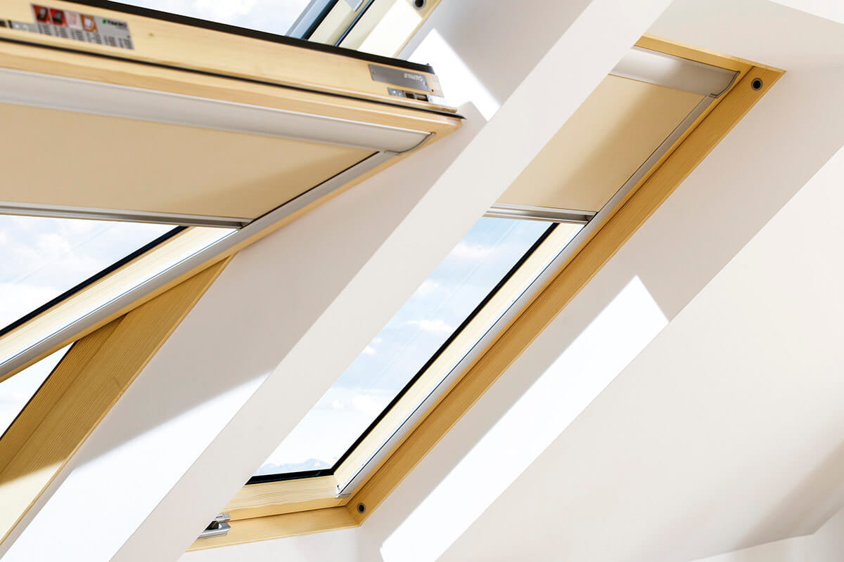 Fakro Roleta wewnętrzna ARF SUNSET Grupa I zaciemniająca DachyOkna.pl