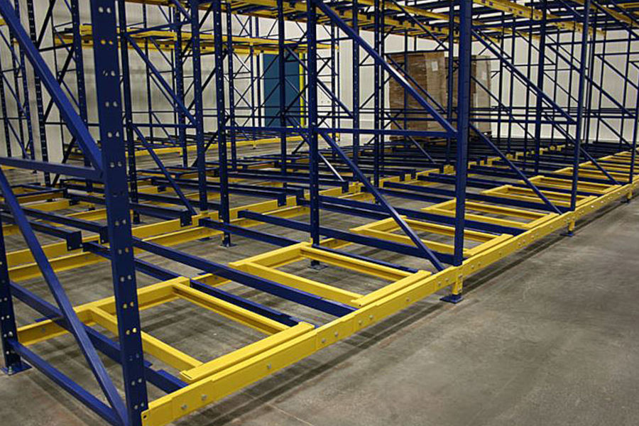 Different Types Of Pallet Racking Systems Push Back Racking DACO