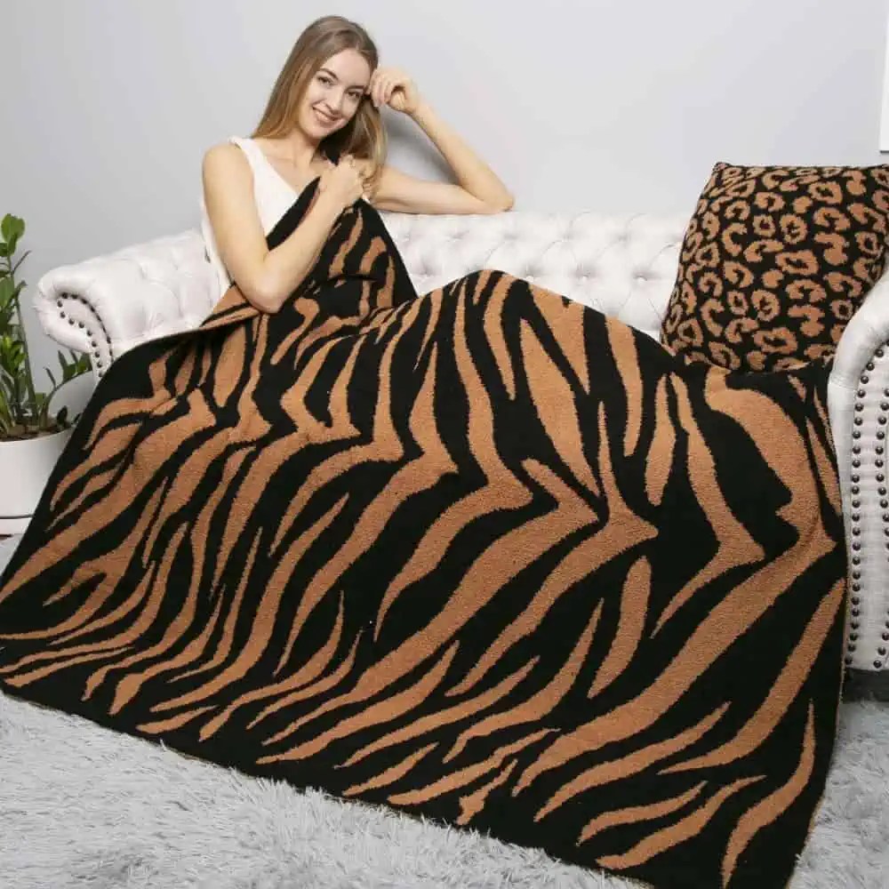 Tiger Print Comfy Blanket DACS Boutique