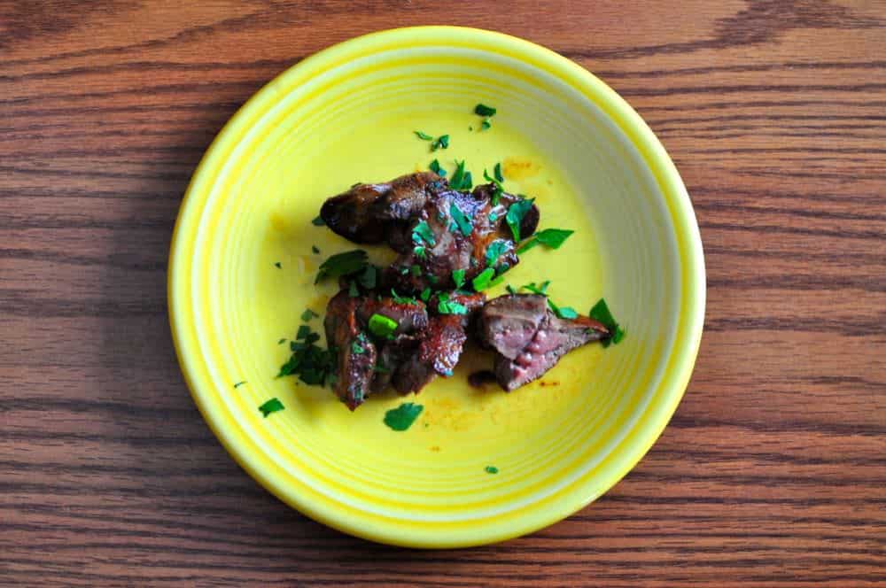 Sauteed Chicken Liver DadCooksDinner