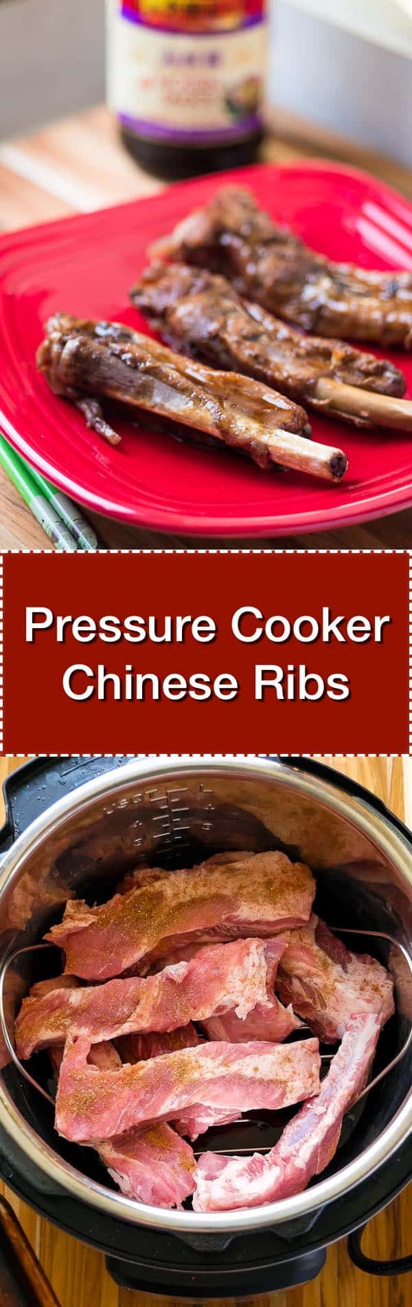 Pressure Cooker Chinese Ribs DadCooksDinner