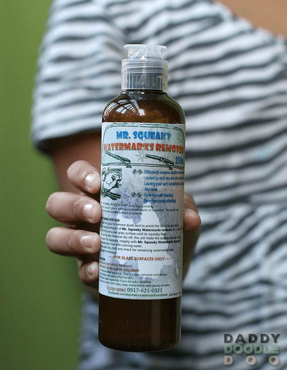 Mr. Squeaky Watermarks Remover Review DaddyDoodleDoo