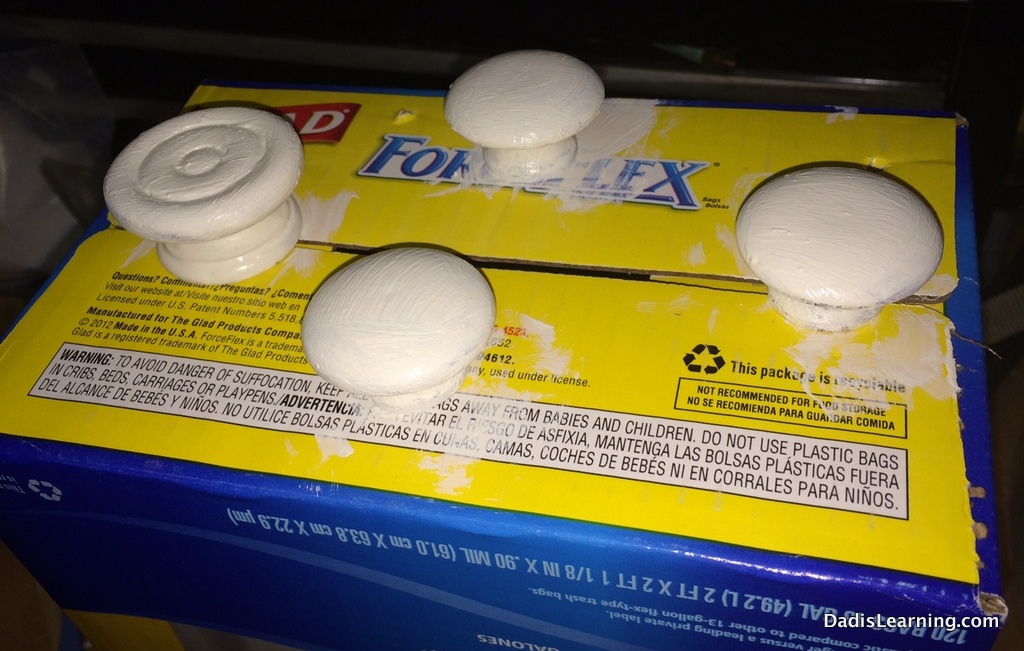 how to paint knobs Dad Is Learning