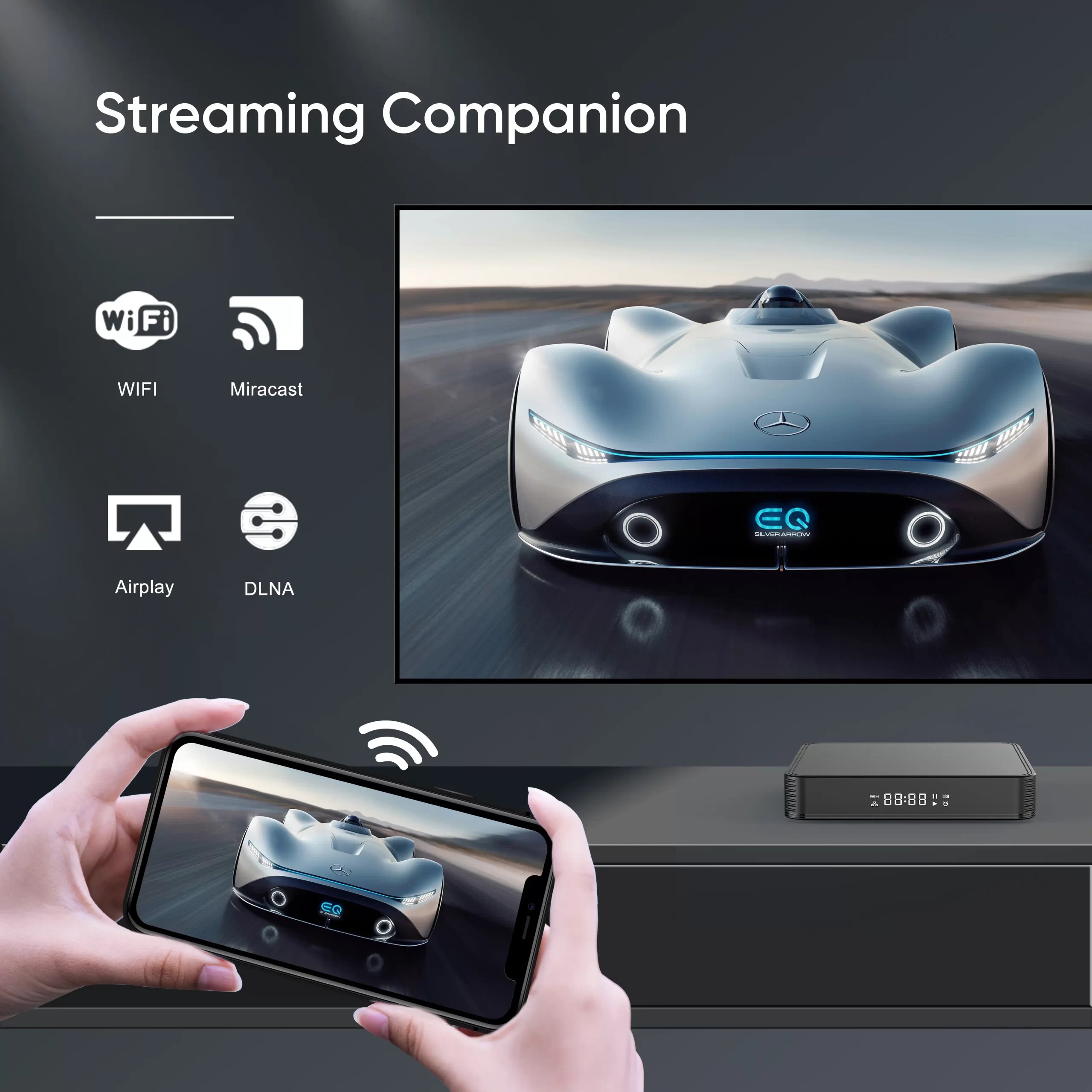Best China TV Box S905X4 TV Box 4G 32G/64G With IPTV Stalker Portal