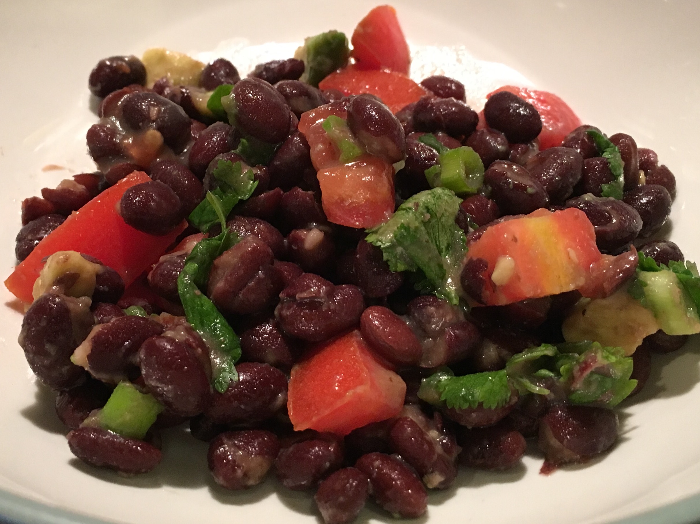 Super Easy Black Bean Tomato Salad Dad the Mom