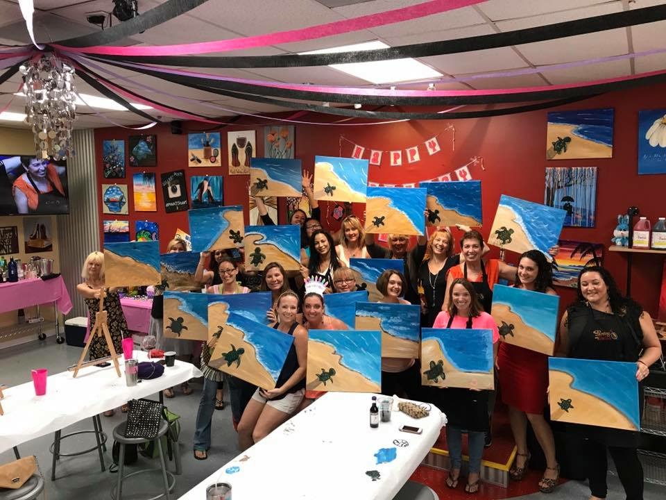 Painting with a Twist is a Blast for Parties Dad the Mom
