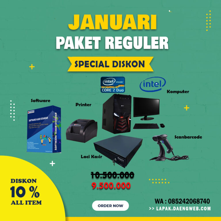 Mesin Kasir di Makassar Untuk Transaksi Toko Terbaru 2021
