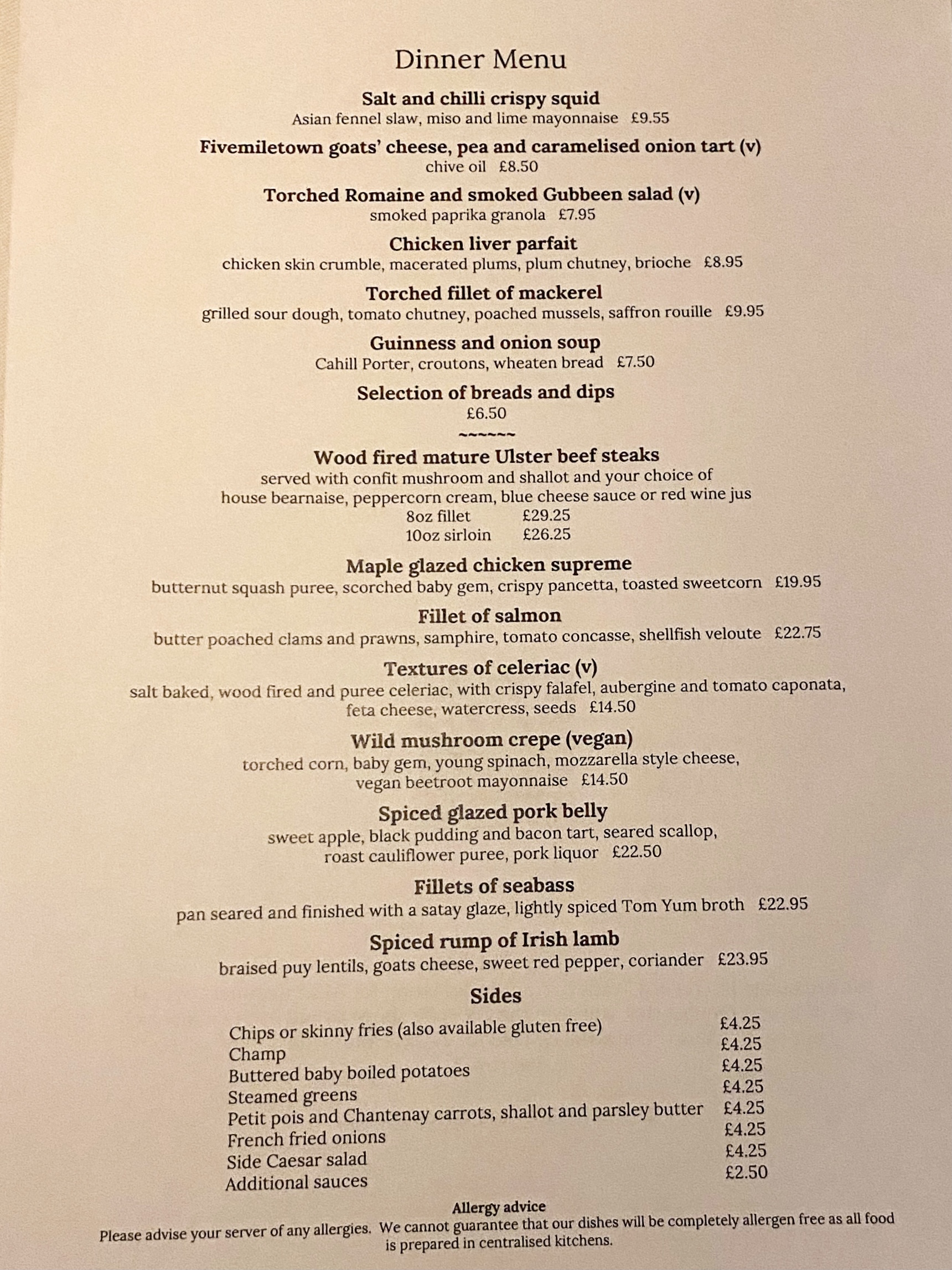 The Bushmills Inn Hotel and Restaurant, Bushmills, Northern Ireland