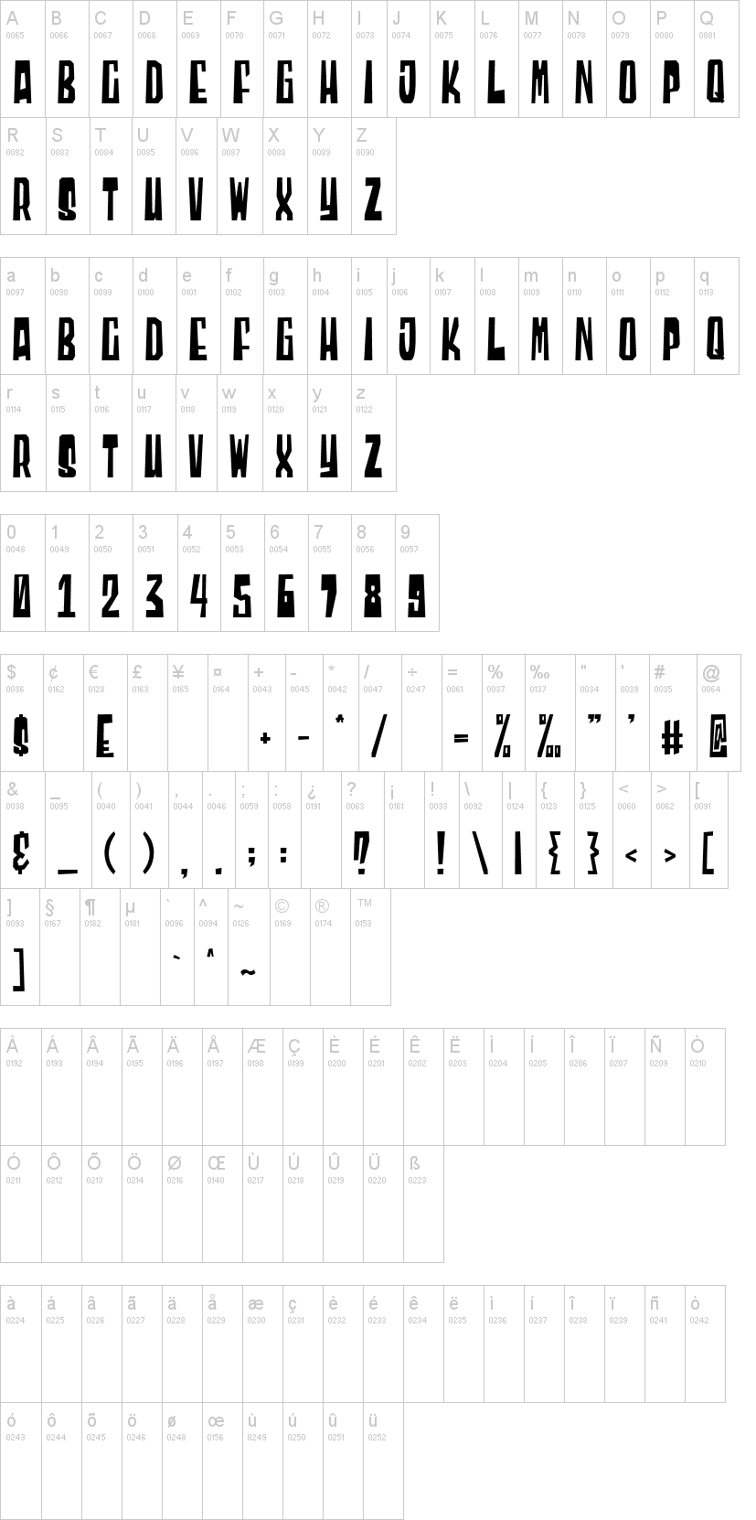 Blocky Font