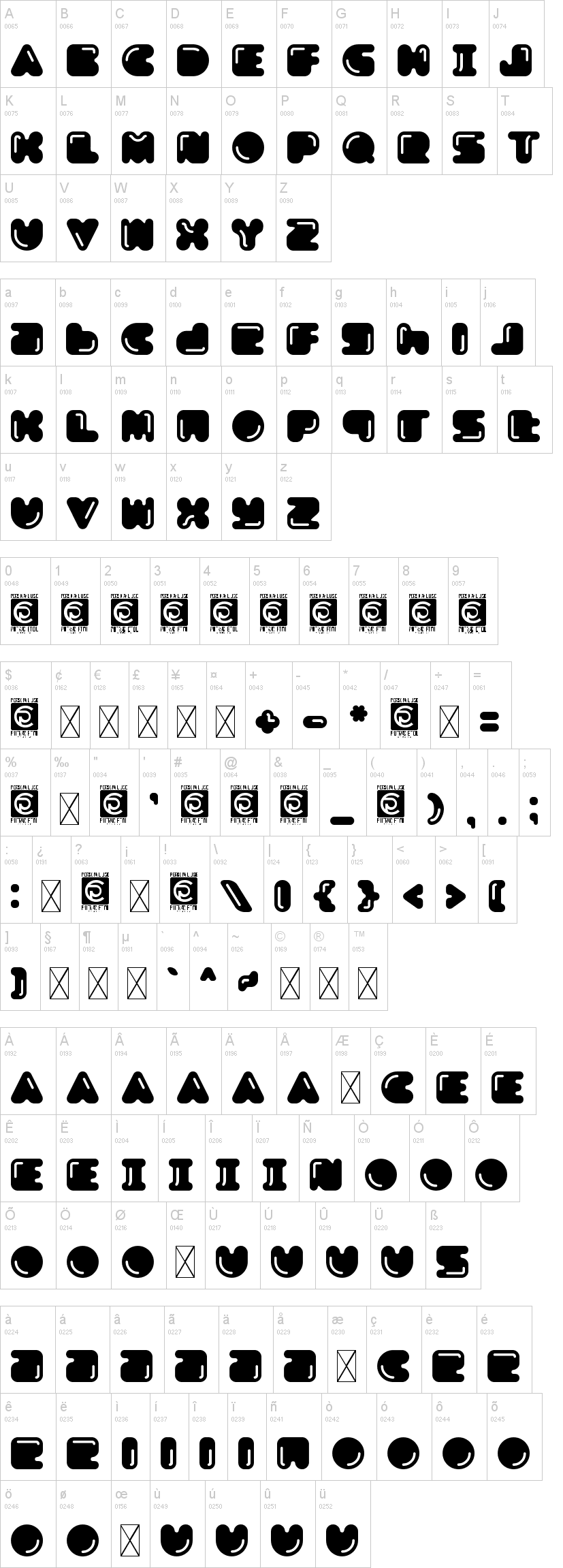 Boldest Font