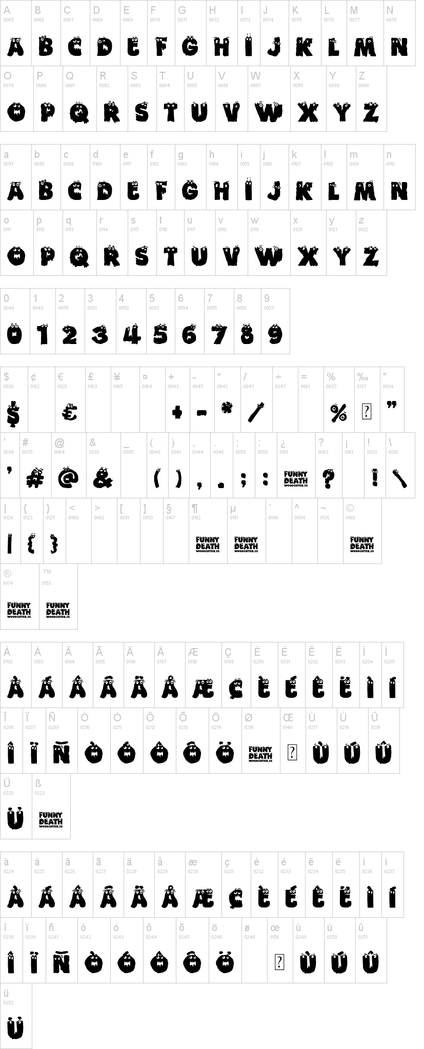 Funny Death Font