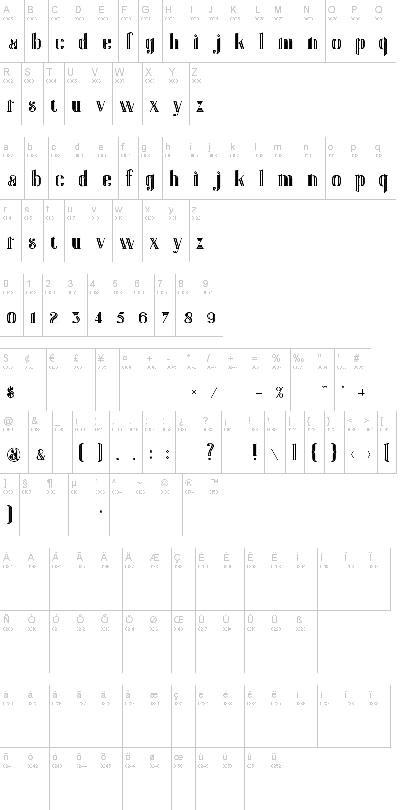 Gatsby Inline Font