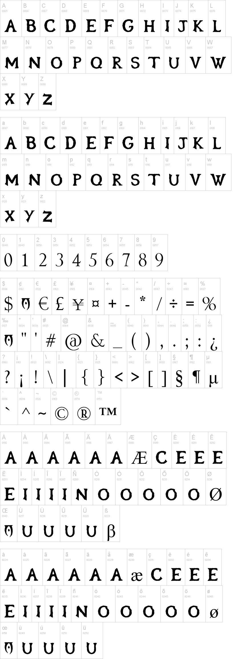 Oblivion Font