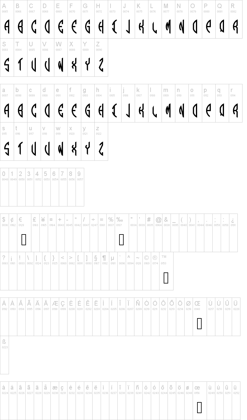 Round Monogram Font
