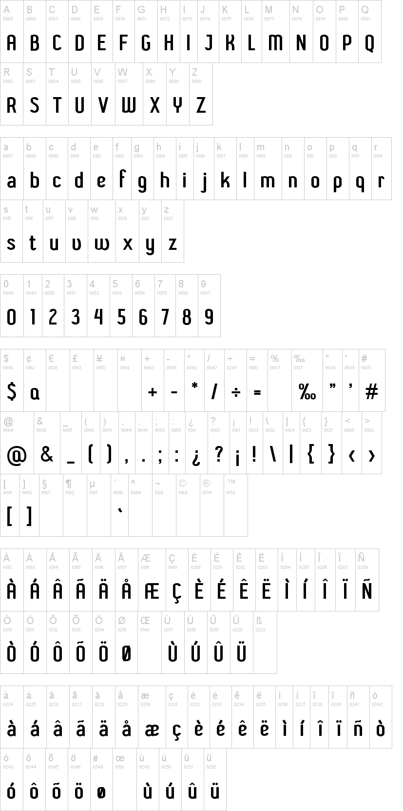Shift Type Basic Font