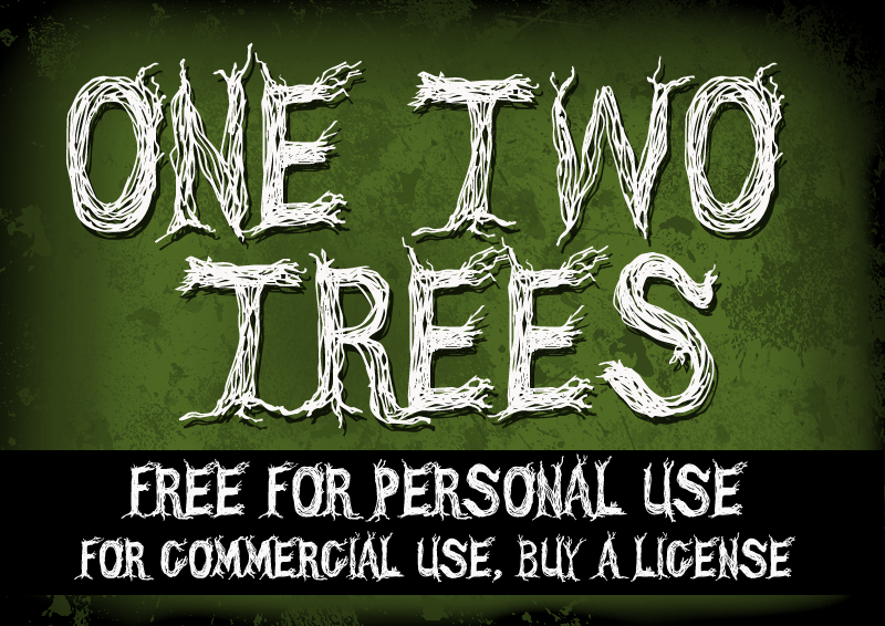 CF One Two Trees Font