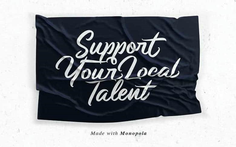 Monopola Script Font Free Download Dafont Free
