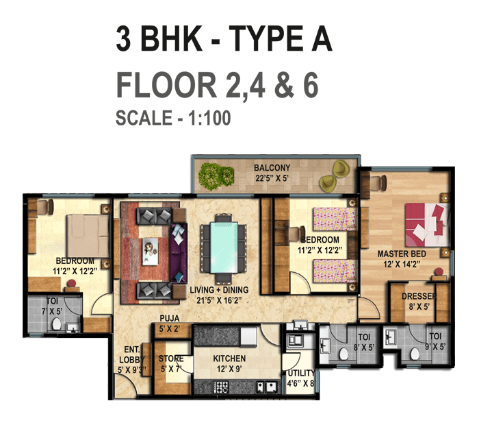 Daga Sapphire The Epitome Of Luxury Living Flats For Sale In Amravati