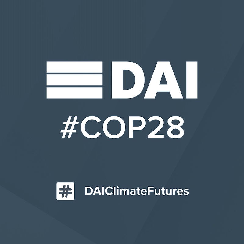 DAI Looks Forward to Active Participation at COP28 · DAI International
