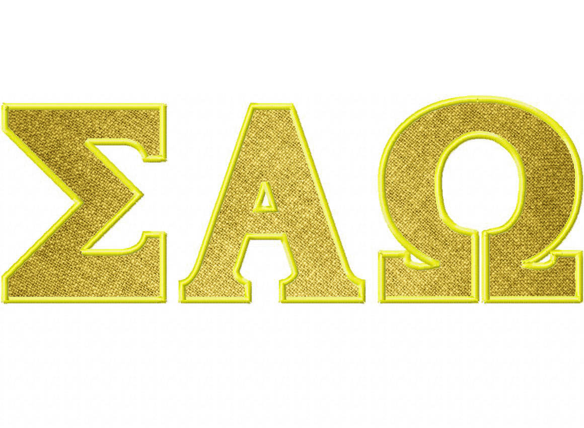 Greek Letters Machine Embroidery Applique Font Set Daily Embroidery