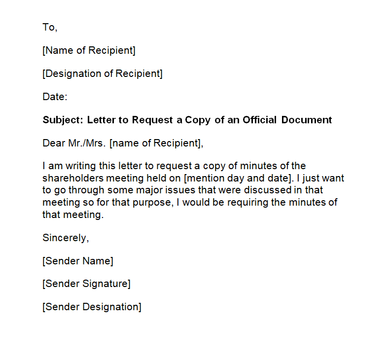 13+ Professional Request Letter Samples