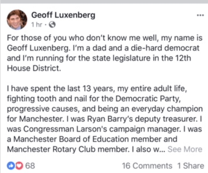 He’s Baaaaaack. Luxenberg Will Try to Reclaim Exwife’s House Seat
