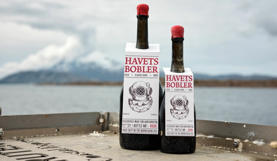 Underwater Sparkling Wine from Norway Daily Scandinavian