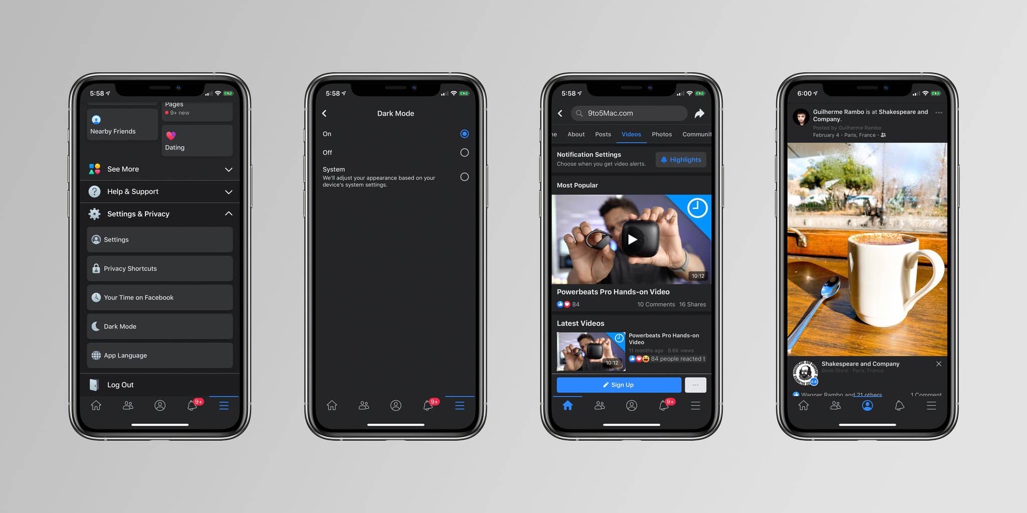 Facebook Dark Mode for iPhone Coming Soon, Screenshots Leaked