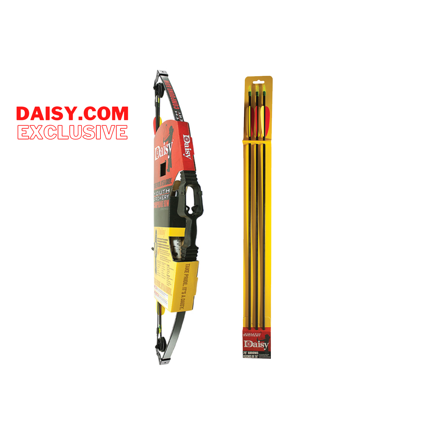 Daisy Youth Archery Compound Bow Kit with 3 arrow pack