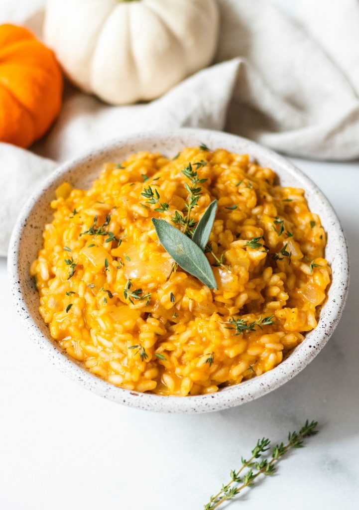 Miso Pumpkin Risotto (Vegan, Gluten Free) • Daisybeet