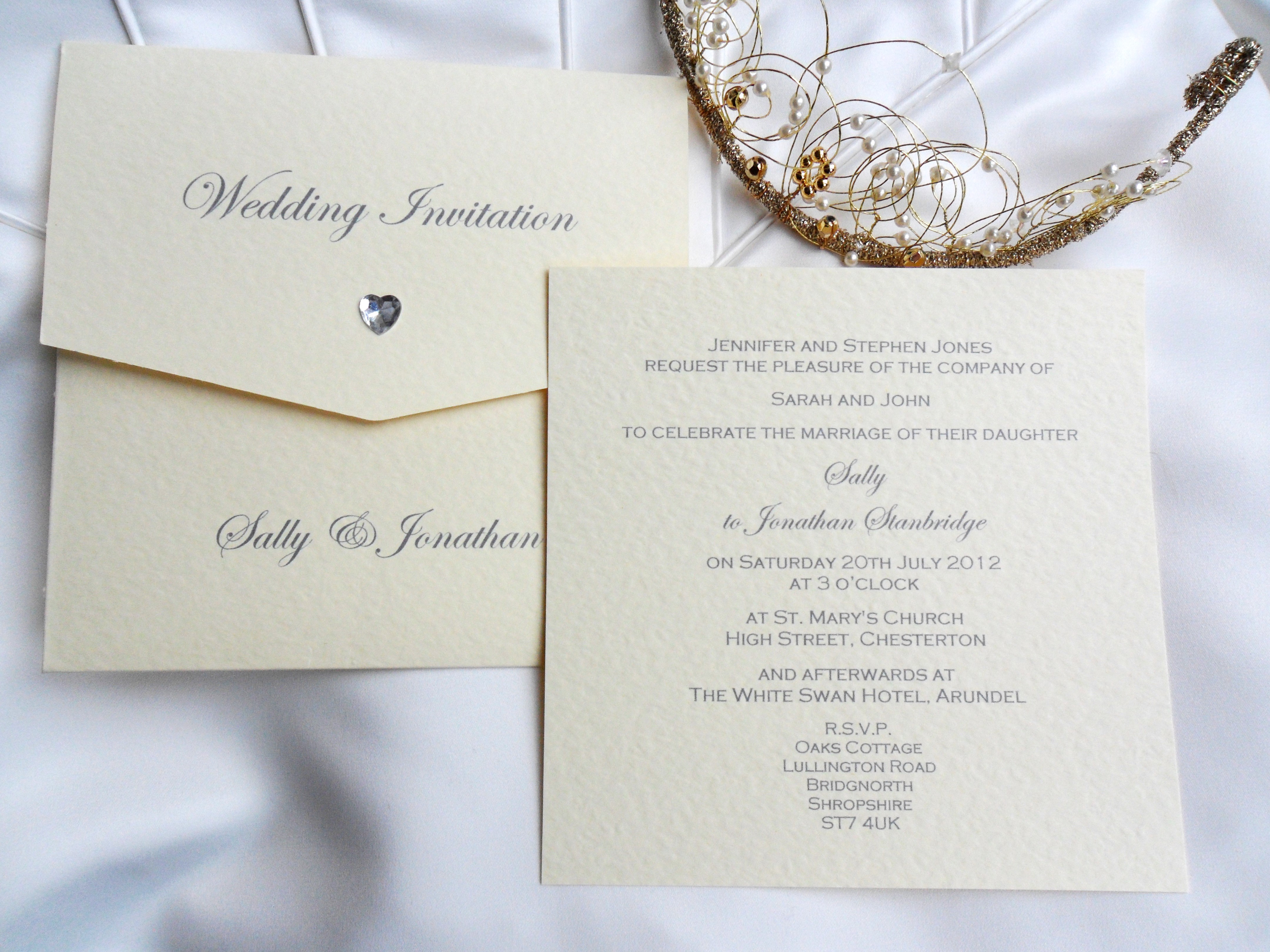 Wallet Wedding Invitations £2, UK Printing Company